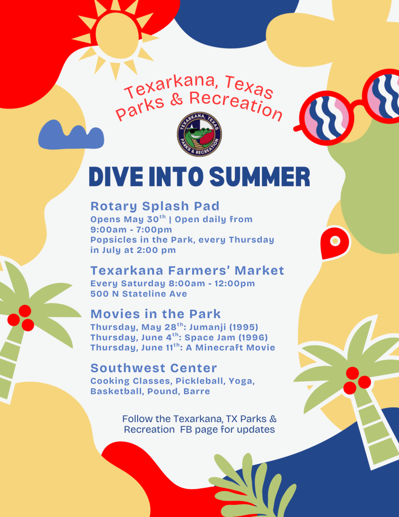 Texarkana Summer Events at the Park
