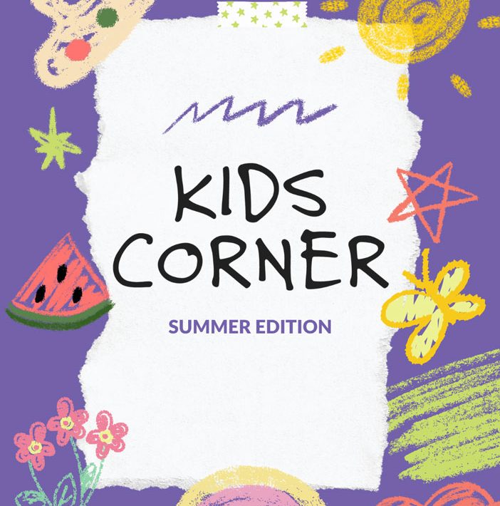 Kids corner featuring artwork from local Texarkana kids.