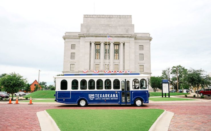 Free trolley rides in Downtown Texarkana