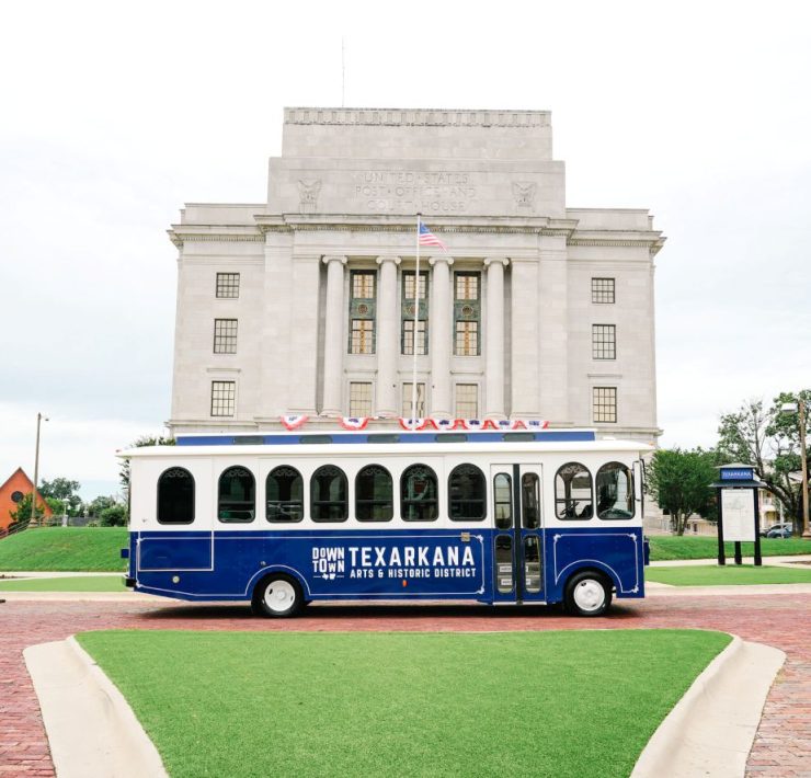 Free trolley rides in Downtown Texarkana